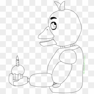 ~ The Show Light [chica The Chicken - Sketch, HD Png Download