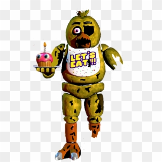 #fnaf Withered Chica - Ethgoesboom Chica The Chicken, HD Png Download