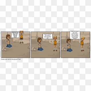 Raphael And Rat Argument - Cartoon, HD Png Download