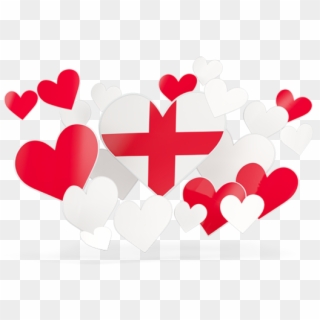 England Flag Love Heart, HD Png Download