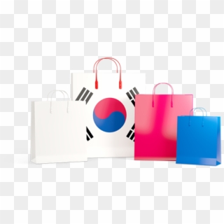 Shopping Bags With Flag - Tote Bag, HD Png Download
