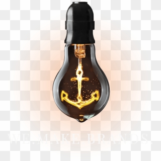 Bfc Agency Stuttgart Glow Bulb Isolated Anchors - Incandescent Light Bulb, HD Png Download