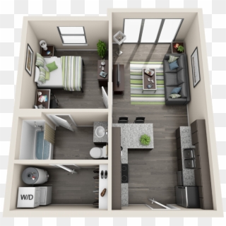 Apartment Clipart Apt - Hillside Commons Oneonta Floor Plans, HD Png Download