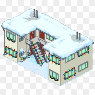 Christmas Krabappel Apartment Snow Menu - Simpson Tapped Out Krabappel Apartment, HD Png Download