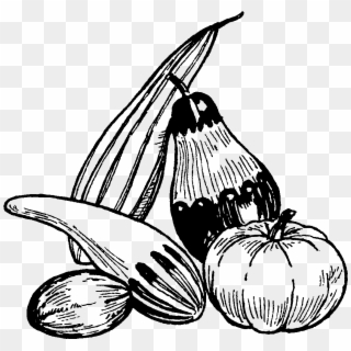 Clipart Info - Vegetable Black And White Clipart Png, Transparent Png