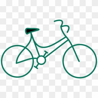 Bicycle, Lady, Cycle, Bike, Handle - Bike Illustration Png, Transparent Png