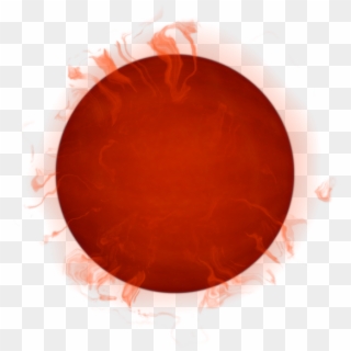 Planet Fire Red Round Isolated - Circle, HD Png Download