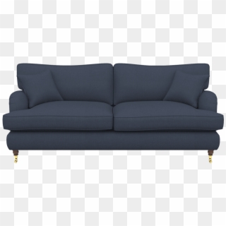 Alwinton 3 Seater Sofa - Sofa Blue Front View, HD Png Download