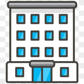 Office Building Emoji Icon - Building, HD Png Download