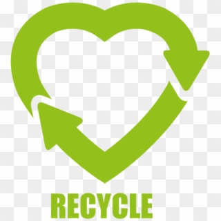 Please Recycle Sign , Png Download - Heart, Transparent Png