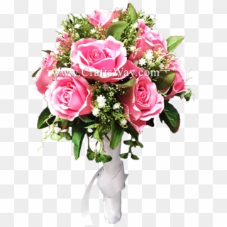 Light Pink Rose Bouquet - Flower Bouquet, HD Png Download