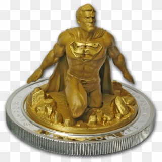 2018 Canada 10 Oz Silver $100 Superman™ - Statue, HD Png Download