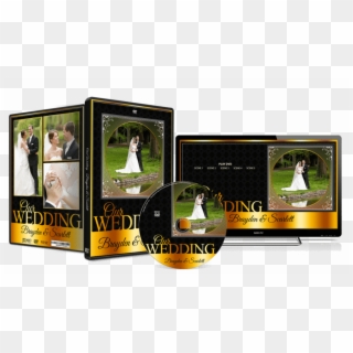 Wedding Dvd Cover 052 This Is A Photoshop Psd File, - Picture Frame, HD Png Download