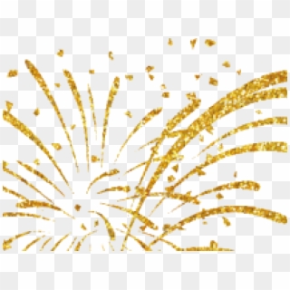 Sparkles Clipart Firework - New Year Fireworks Png, Transparent Png
