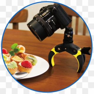 Small Camera Stand - Camera Stand For Food Photography, HD Png Download