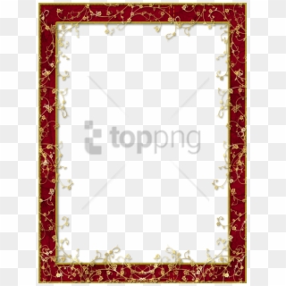 Free Png Gold Wedding Frames Png Png Image With Transparent - Borders And Frames Maroon, Png Download
