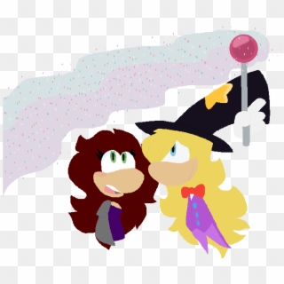 Emmy And Magician [request] - Cartoon, HD Png Download