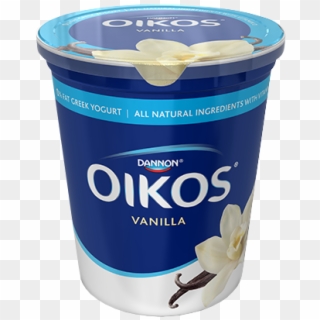 Vanilla Greek Yogurt Quart - Oikos Vanilla Greek Yogurt, HD Png Download