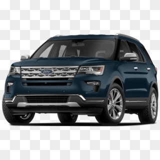2018 Ford Explorer - Black 2018 Chevy Traverse, HD Png Download