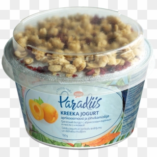 Greek Yogurt 78%, Apricot Jam 12% [sugar, Glucose-fructose - Kreeka Jogurt Müsliga, HD Png Download