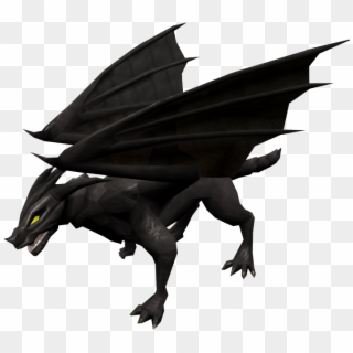 Pictures Of Black Dragons - Runescape Blue Dragon, HD Png Download