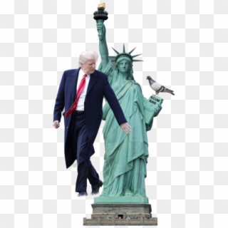 [ Img] - Statue Of Liberty Cardboard Cutout, HD Png Download