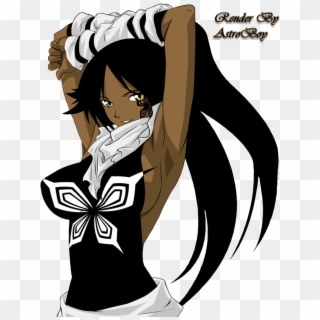Yoruichi In A Cute Outfit Photo - Sexy Anime Black Girl, HD Png Download