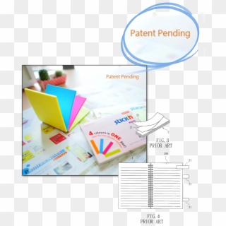 Patent Pending Postits - استیکر نوت قلبی, HD Png Download