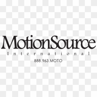 Motionsource-bwlogo Web - Calligraphy, HD Png Download