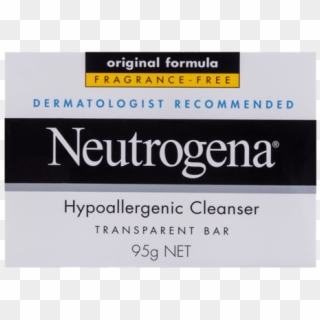 Neutrogena Hypoallergenic Cleanser Bar, HD Png Download