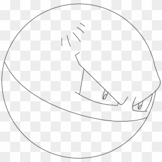 How To Draw Pokemon Voltorb Step - Sketch, HD Png Download