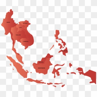 Indonesian Telecommunication Operators Reveals The - South East Asia Region Map Png, Transparent Png