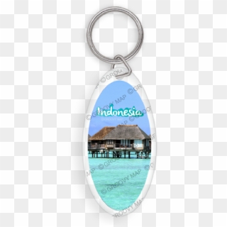Indonesia Water Villas,8859194816094 - Keychain, HD Png Download