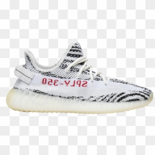 Yeezy Boost 350 V2 'zebra' - Transparent Background Yeezy Clipart, HD Png Download