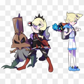 Roleswap Lillie N Glad Becous This Whole Ideas Sprung - Lillie Gladion Role Swap, HD Png Download