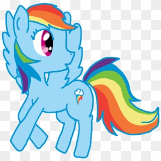 My Little Pony Rainbow Dash N16 - Cartoon, HD Png Download