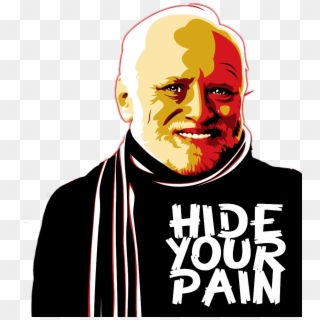 #hideyourpain #mem #harold - Hide The Pain Harold Meme Italia, HD Png Download