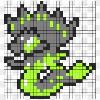 Zygarde Perler Bead Pattern / Bead Sprite - Pixel Art Pokemon Rayquaza, HD Png Download