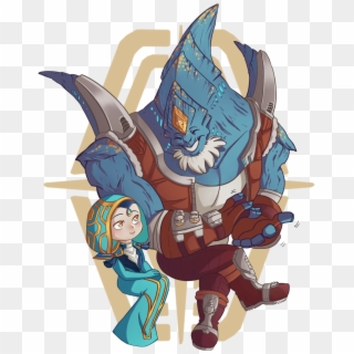 My Two Favs From The Team And Kayn Ofc I've Been Drawing - Cartoon, HD Png Download