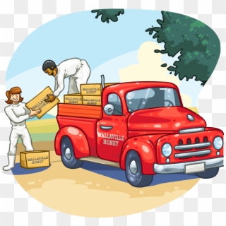 Loading The Truck - Illustration, HD Png Download