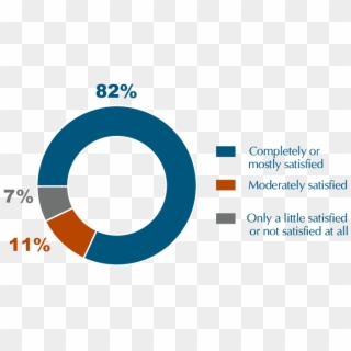 Pie Chart Showing That 82 Percent Of Respondents Were - Circle, HD Png Download