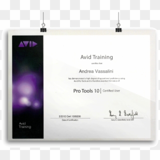 Pro Tools 10 Certified User - Pro Tools 9, HD Png Download