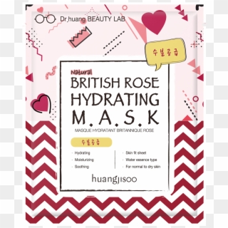 Skin Fit Cupra Sheet - Huangjisoo British Rose Hydrating Sheet Mask, HD Png Download