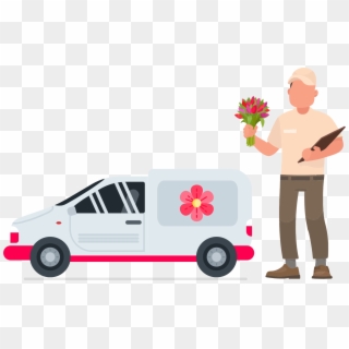 Hire Our Flower And Bouquet Delivery App Developers - Illustration, HD Png Download