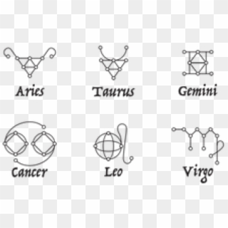 Zodiac Sign Clipart Public Domain - Drawing, HD Png Download