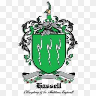Family Crest Png - Hassell Coat Of Arms, Transparent Png