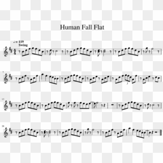Human Fall Flat For Saxophone Sheet Music For Tenor - Blue Devils 2018 Tenor Feature, HD Png Download