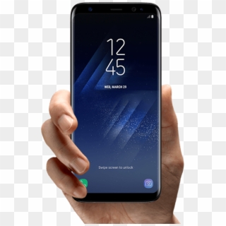 Many Situations Like This - Hand Holding Samsung S8, HD Png Download