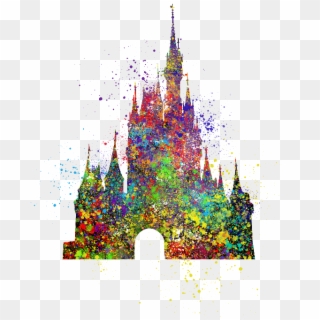 Disney Castle Cinderella - Illustration, HD Png Download