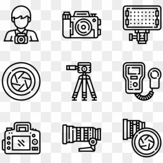 Camera And Accessories - Icon For Design, HD Png Download